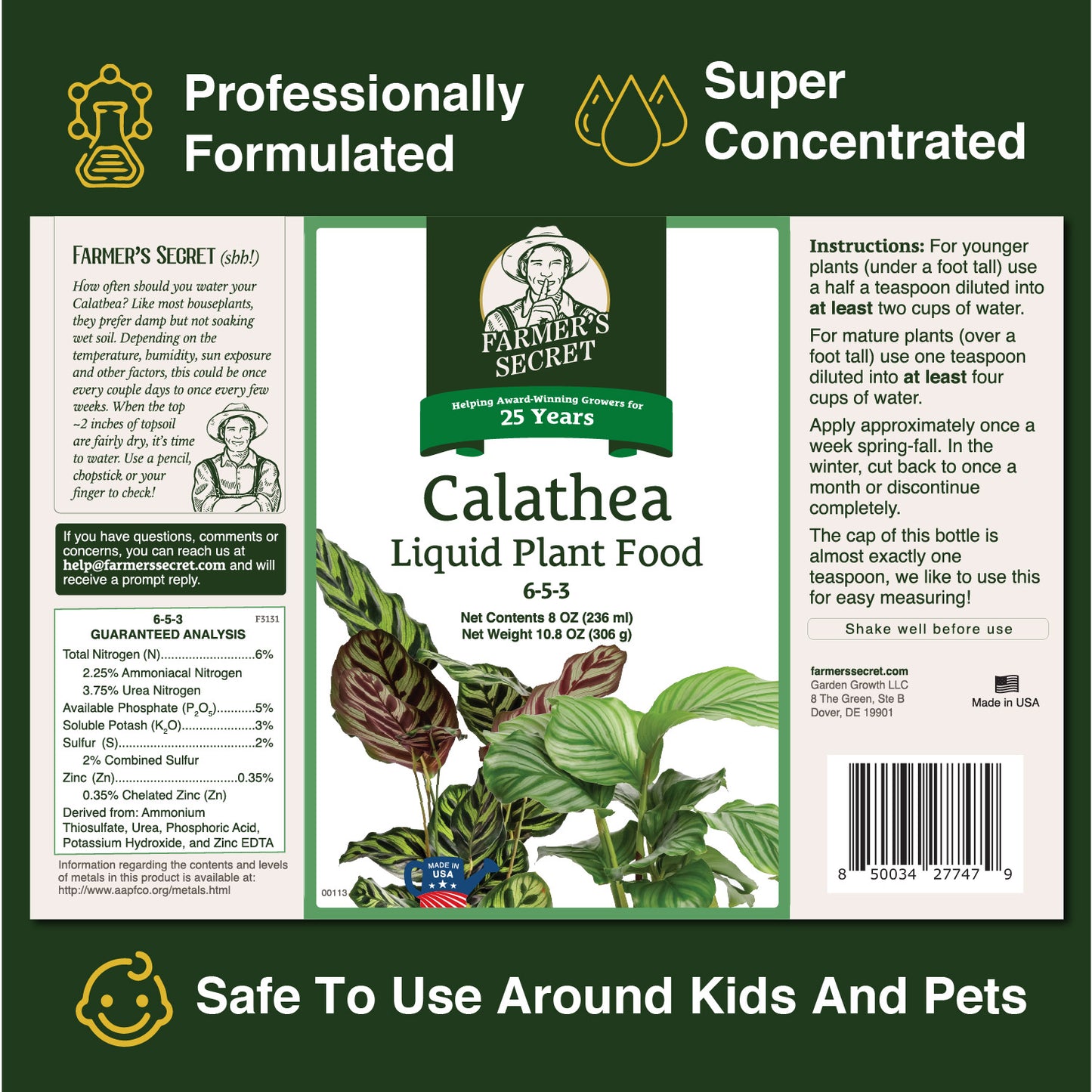 Calathea Plant Food 8oz