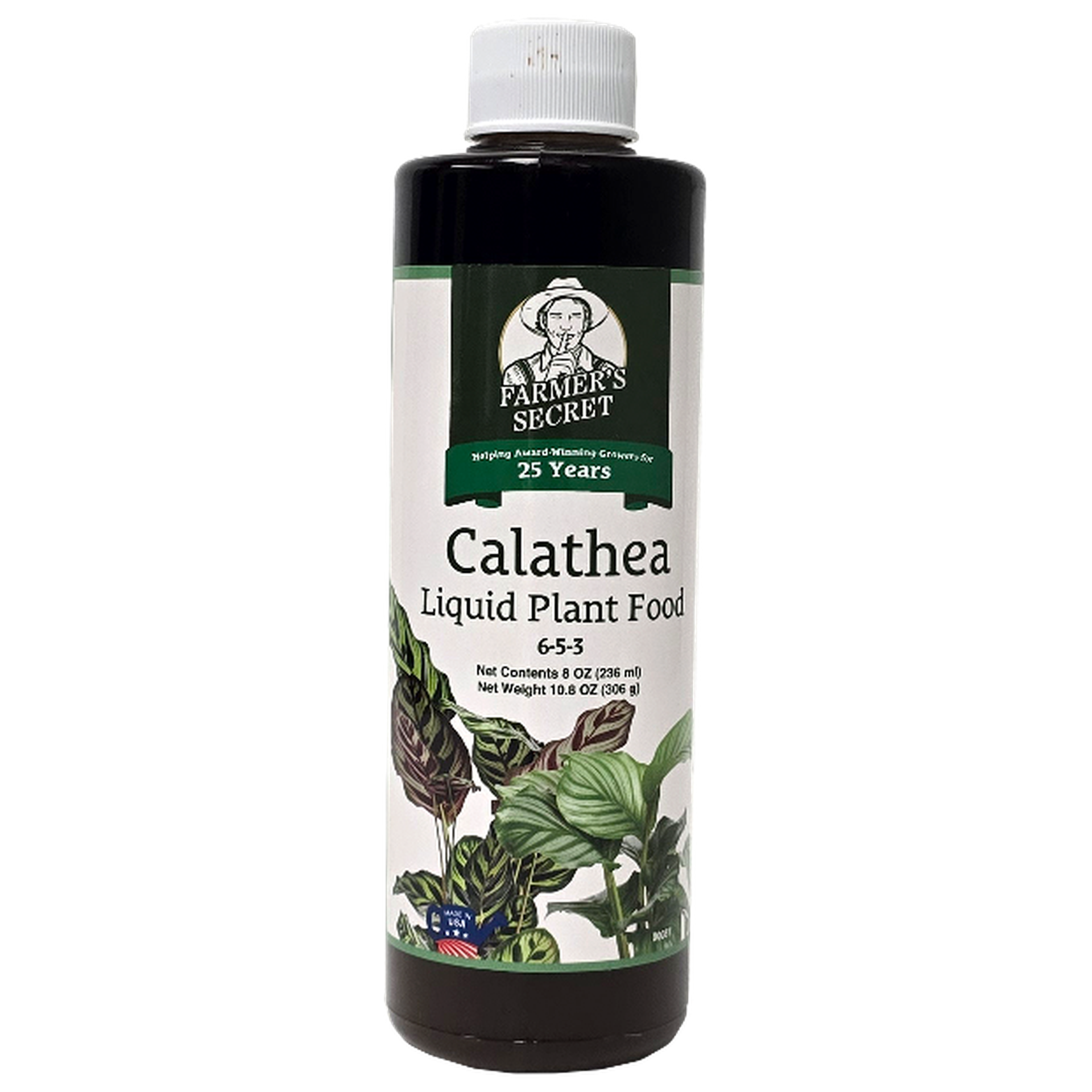 fertilizer for calathea Farmer's Secret Calathea Liquid Plant Food Fertilizer (8oz) Super Concentrated 6:5:3 Ratio Promotes Growth and New